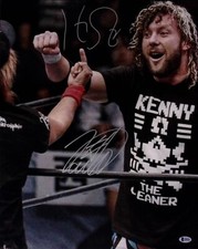 Tetsuya Naito & Kenny Omega Signed 16x20 Photo BAS COA New Japan Pro Wrestling 2