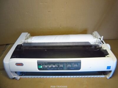 Oki Microline ML 5791 A3 USB 24-pin Dot Matrix Printer PRINTS OK - COVER BROKEN
