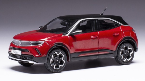 Ixo 1/43 Opel Mokka E 2022 Rot Modellbau Statisches Modell Diecast-image