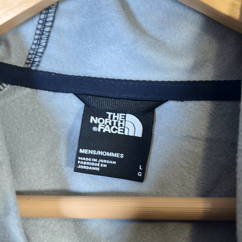 North Face Tekware Full-Zip Hoodie- Goblin blue/ Granitic rock print- NWT-Large - Picture 5 of 10