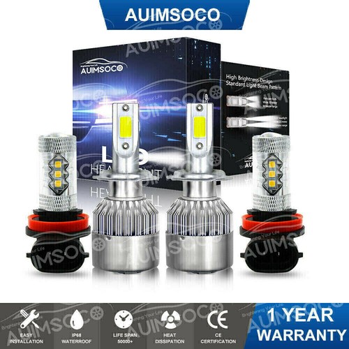 For Ram ProMaster 1500 2500 3500 20142018 2019 4x LED Headlight Fog