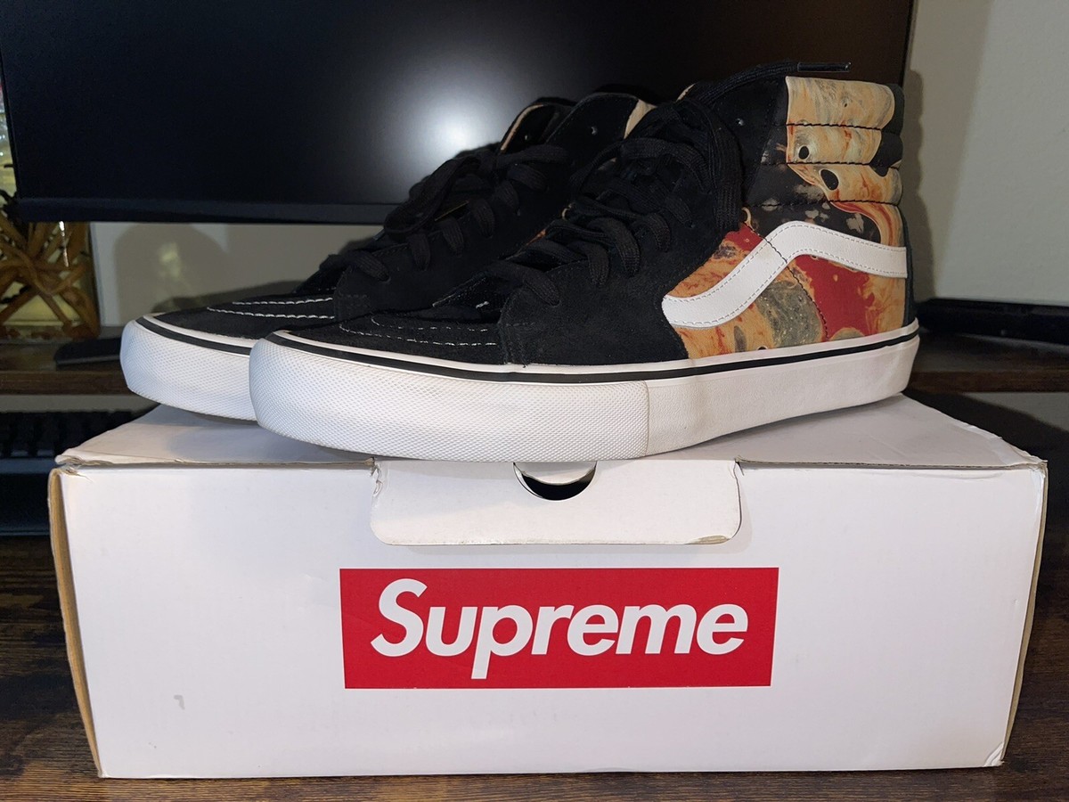 Supreme Sk8-Hi Pro Andres Serrano blood and semen size 13 | eBay