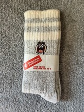 Vintage 1998 LOONEY TUNES TAZ Socks Warner Brothers Tasmanian Devil Made In USA