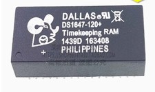 Dallas DS1647-120 DIP-28 RTC with NVRAM 120 Sec Backup Enhanced RH