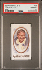 2017 Allen & Ginter 58 Efren Reyes Mini Rookie Card RC PSA 10 Gem Mint POP4 GOAT