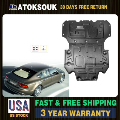 2Pcs Front Engine Motor Splash Guard For Audi A7 2011-2025 Engine Shield Board