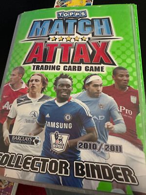 10/11 Topps Match Attax Premier League Sammelkarten Mappe mit 392 Karten