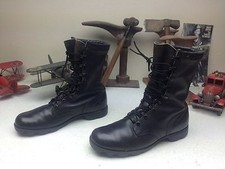 RO-SEARCH 1986 BLACK JUMP MADE IN USA DISTRESSED ENGINEER BOSS JUMP BOOTS 8.5 R