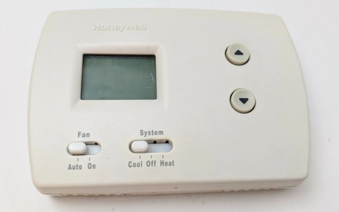 Honeywell pro 3000 HEAT/COOL NON-PROGRAMMABLE DIGITAL THERMOSTAT | eBay