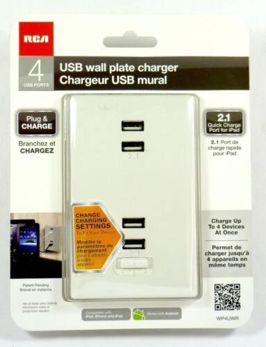 Lector de libros electrónicos y Tablet Universal RCA cargadores y cables de sincronización