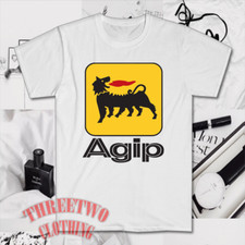 Agip Racing Uomo Bianco Taglia dalla S alla 5XL