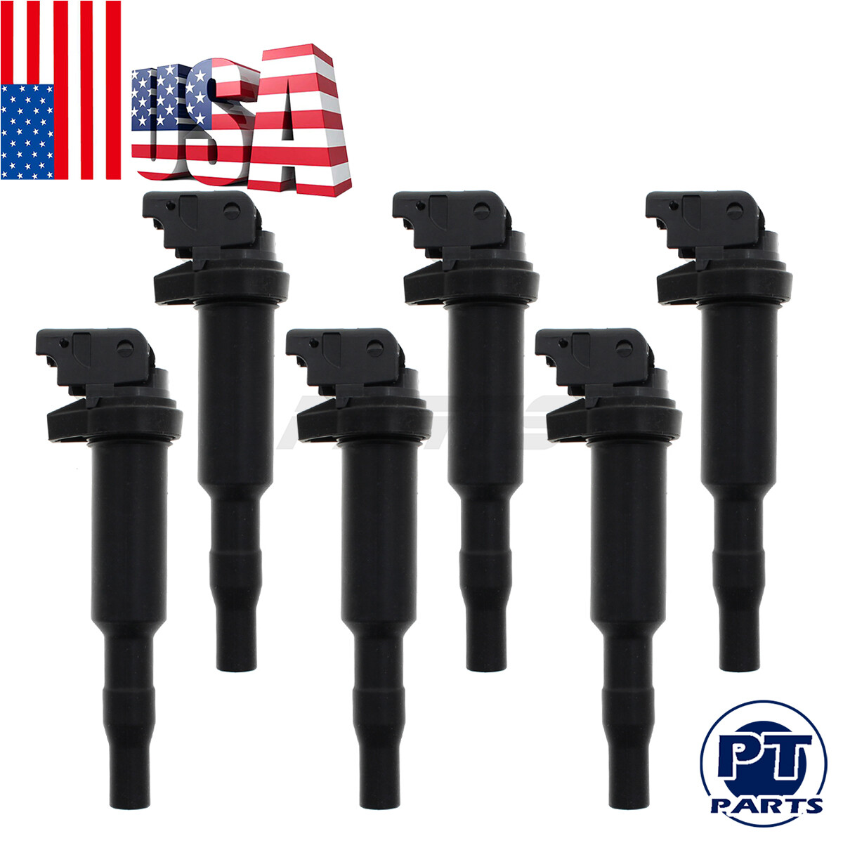 6X NEW IGNITION COILS SET For BMW E46 E60 E85 E90 12137594937 / BOSCH