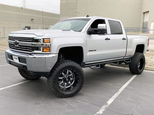 For 15-19 Chevy Silverado 2500 3500 HD AlphaRex PRO Black Projector Headlights - Picture 8 of 10