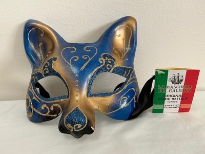 Cat Mask - Handmade in Venice - Mardi Gras