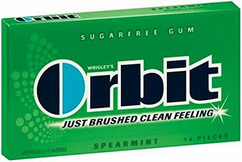 Orbit Sugarfree Gum Spearmint, 14-Piece Packs (Pack of 24) - Picture 1 of 1