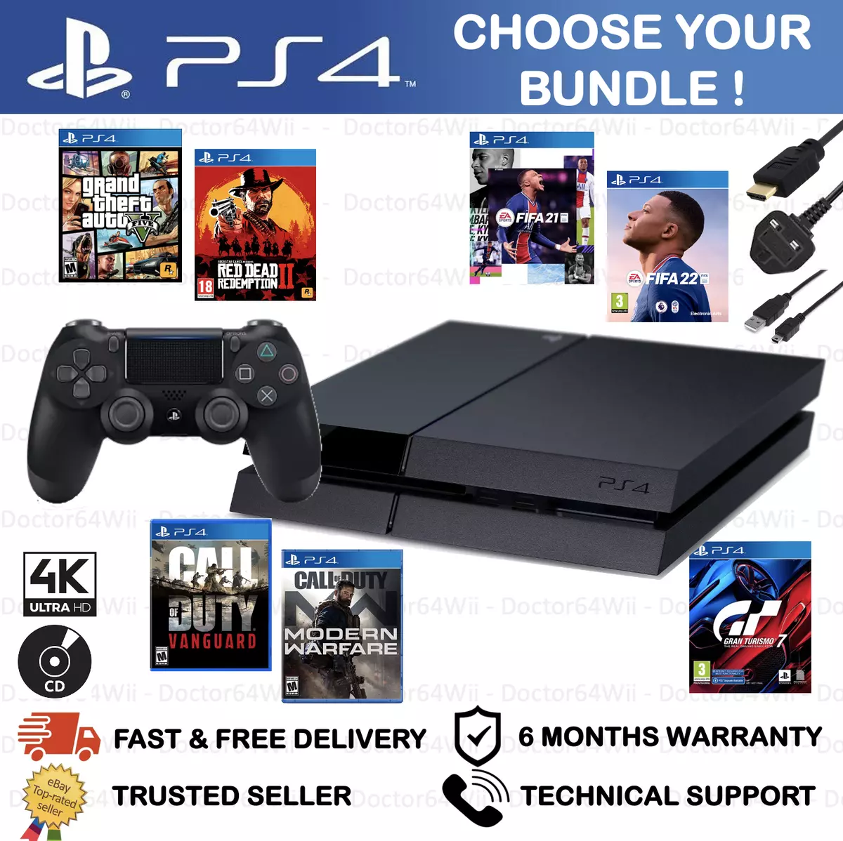 Sony PlayStation 4 500GB Grey Console for sale online