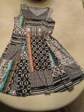 Kim Rogers Women’s Sleeveless Tank Dress Black  Sz PM Stretch Soft Comfy 