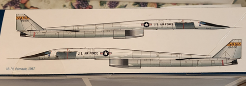 XB-70 VALKYRIE JET AIRCRAFT MODEL KIT - 1:72 SCALE- ITALERI #1282 -2011 (SEALED) - Photo 12 sur 16