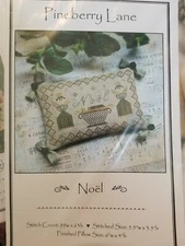 Pineberry Lane 2 Cross stitch Charts NOEL and MERRY & BRIGHT CHRISTMAS