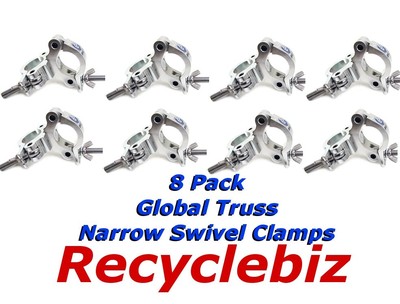 NEW! (8 PACK) Global Truss Narrow Swivel Clamp Swivel Clamp/N  FREE  SHIPPING