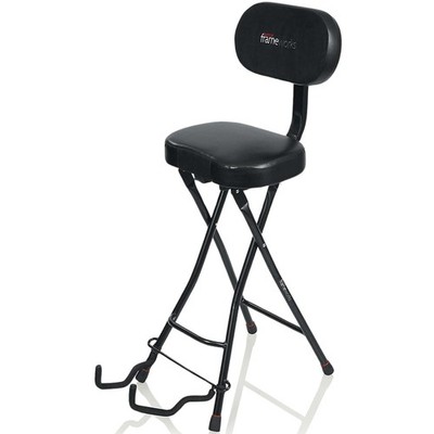 Gator GFW-GTR-SEAT Frameworks Seat/Guitar Stand, Black