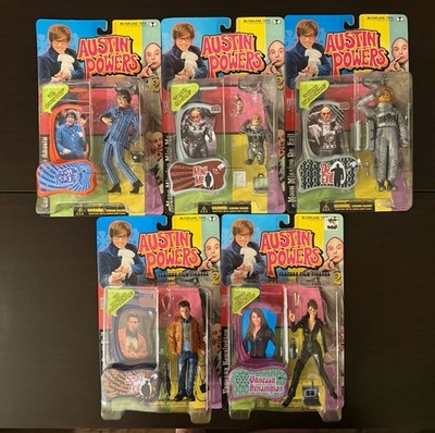 Austin Powers Series 2 McFarlane Toys Action Lot of 5 W/ Sound New