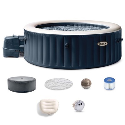 Intex 28431EP PureSpa Plus Inflatable Hot Tub Bubble Jet Spa, 85 x 28'' (Used)