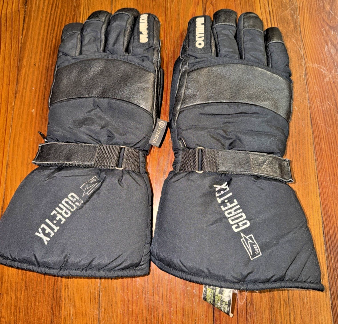 OLYMPIA Sports Men's Large Gore-Tex Motorcycle Cold Weather Black GTX Gloves