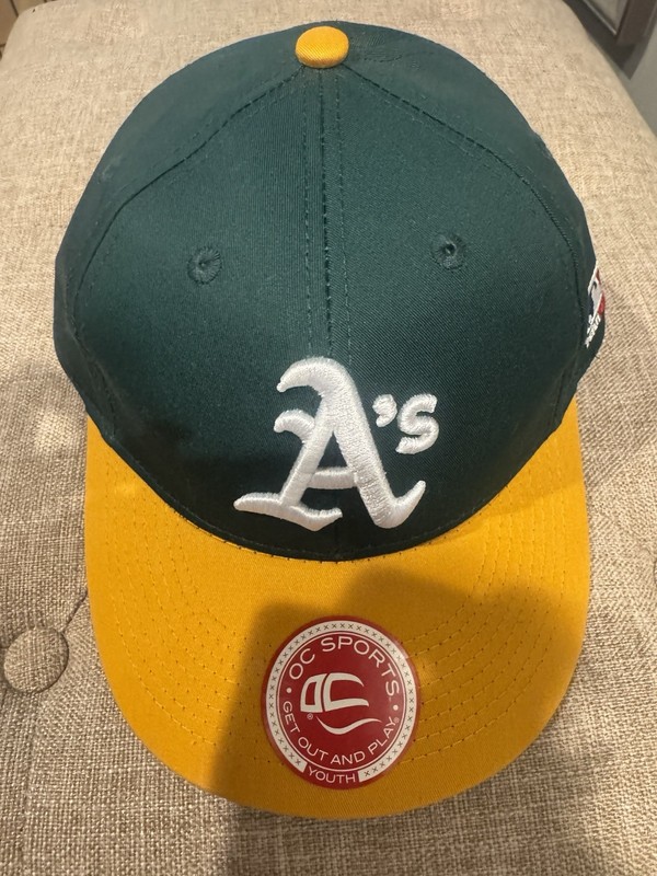 New Oakland A's Youth One Size Baseball Hat Adjustable Back OC Sports Athletics