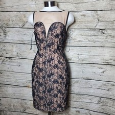 Nikibiki Womens Black Cocktail Lace Dress Size Small Small 