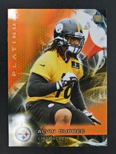 2015 Topps Platinum #148 Alvin Dupree Orange Refractor Rookie Steelers