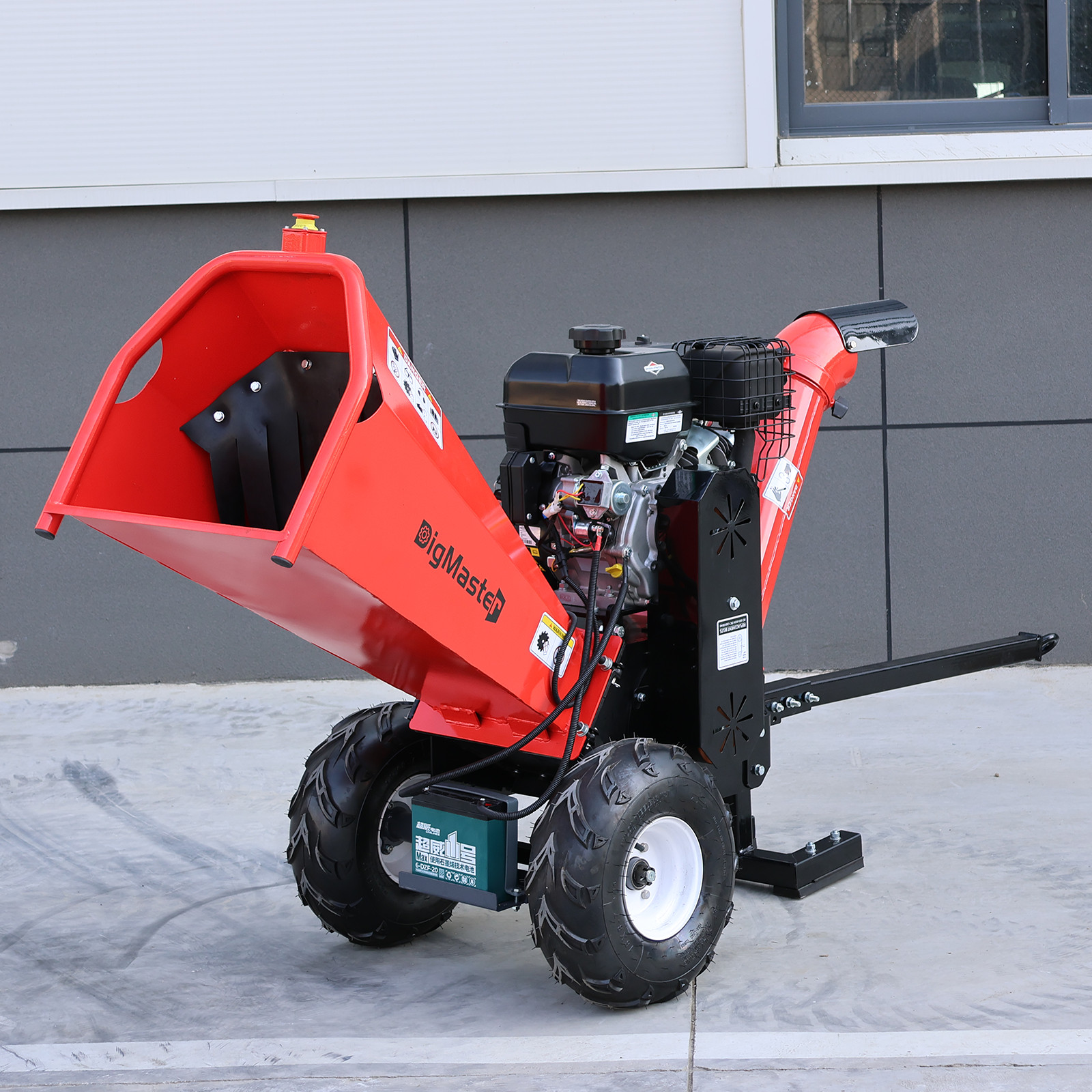 420ccWood Chipper Shredder Mulcher B&S 13.5HP Heavy Duty Gas Powered 6&rdquo;Freeship