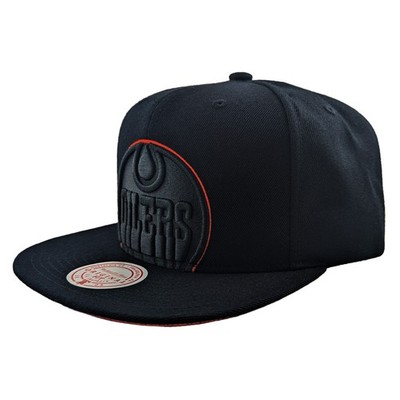 Mitchell & Ness NHL Cropped XL Snapback Cap Edmonton Oilers black