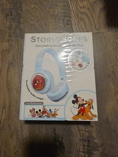 Disney StoryPhones Mickey Mouse Bluetooth/Wired Headphones, Over-Ear, Light Blue