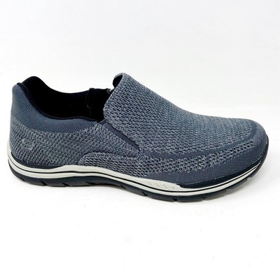 Skechers Expected Gomel Gray Mens Size 8 Relaxed Fit Memory Foam Sneakers