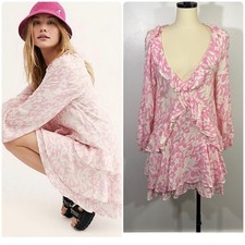 Free People Dress Bubblegum Gypsy XS New