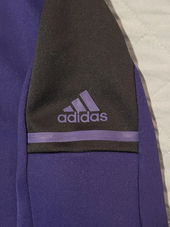 🟪🟨🟪 ADIDAS EAST CAROLINA PIRATES TEAM SUDADERA CON CAPUCHA LATERAL EMITIDA PARA HOMBRE GRANDE ECU Foto 3 de 4