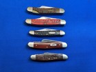 Case XX Knife Lot of 5 Pocket Knives USA PARTS