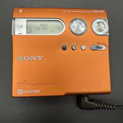 Sony MZ-N910 MD WALKMAN Orange Fully Tested Working | eBay