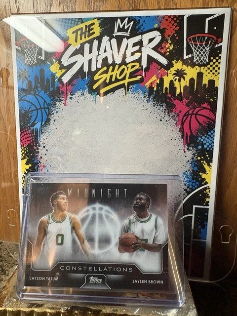 Jayson Tatum Jaylen Brown 2023-24 Topps Midnight Constellations C-1 Celtics