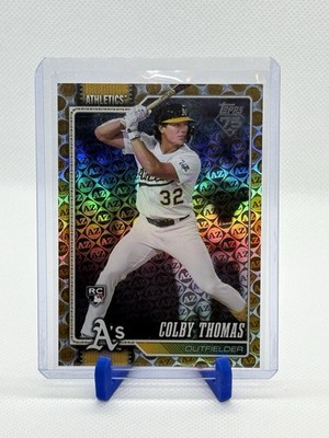 2026 Topps Series One AZ Spring Training Colby Thomas /50 RC | eBay