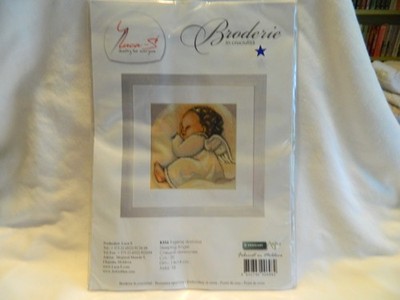 C-25 NEW LUCA-S COUNTED CROSS STITCH KIT  SLEEPING ANGEL 
