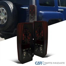 Fits 05-10 Hummer H3 Red/Smoke Parking Tail Lights Rear Brake Lamps Left+Right