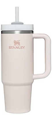 #ad STANLEY Quencher H2.0 FlowState Tumbler 30oz Rose Quartz Stainless Steel $19.99