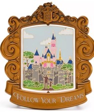 Sleeping Beauty Castle Cinderella Castle Spinning Mini Jumbo LE Pin Jes Willis