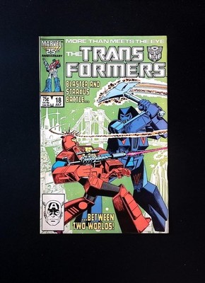 TRANSFORMERS #18 Marvel 1986 Herb Trimpe 1st App of The Space Bridge & Crosscut