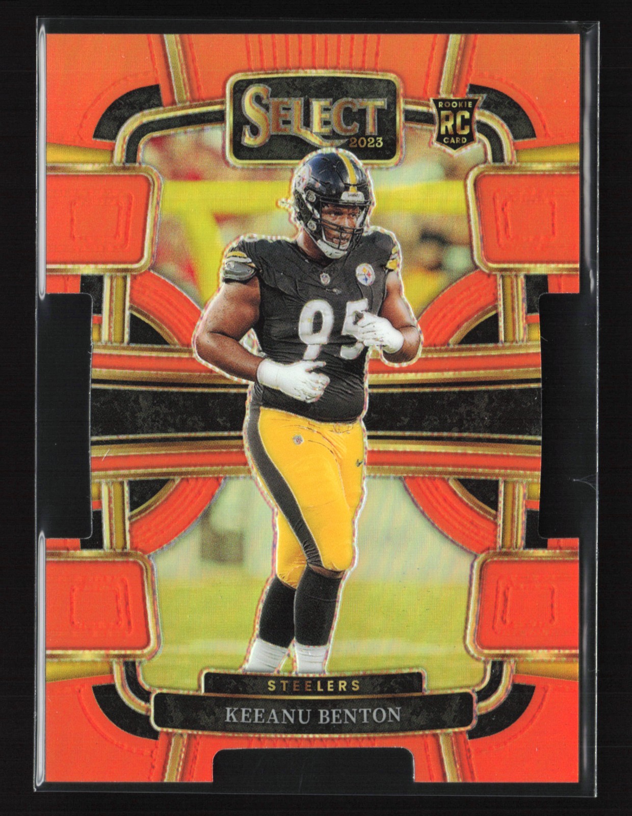 Keeanu Benton Panini Select #84 Die-Cut Orange