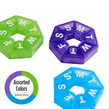 Pill Organizer Pill Planner Pill Reminder Ezy Dose 7 Day 1 Dose Pocket-Size