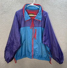 Vintage OshKosh Bgosh Jacket Adult XL Multicolor Colorblock Windbreaker 90s Y2K