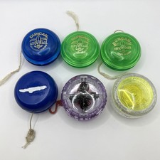 VTG Yo-Yo Lot of 6 Yo-Yos x3 Duncan Imperial, Super Tornado, Light-Up Pulse USA